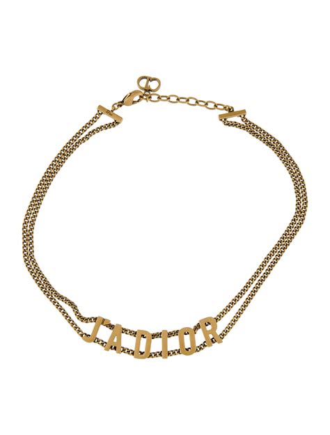 dior j adior choker|vintage christian Dior choker necklace.